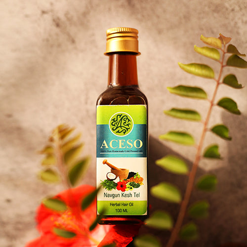 Unlock the Secret to Luxurious Locks with Aceso Herbal Hair Oil: Navgun Kesh Tel