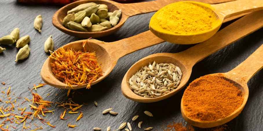 What is the Value of Spices in Indian food?