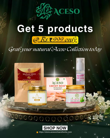 Aceso Natural Glow Combo – 5 Essentials @ Just ₹999!