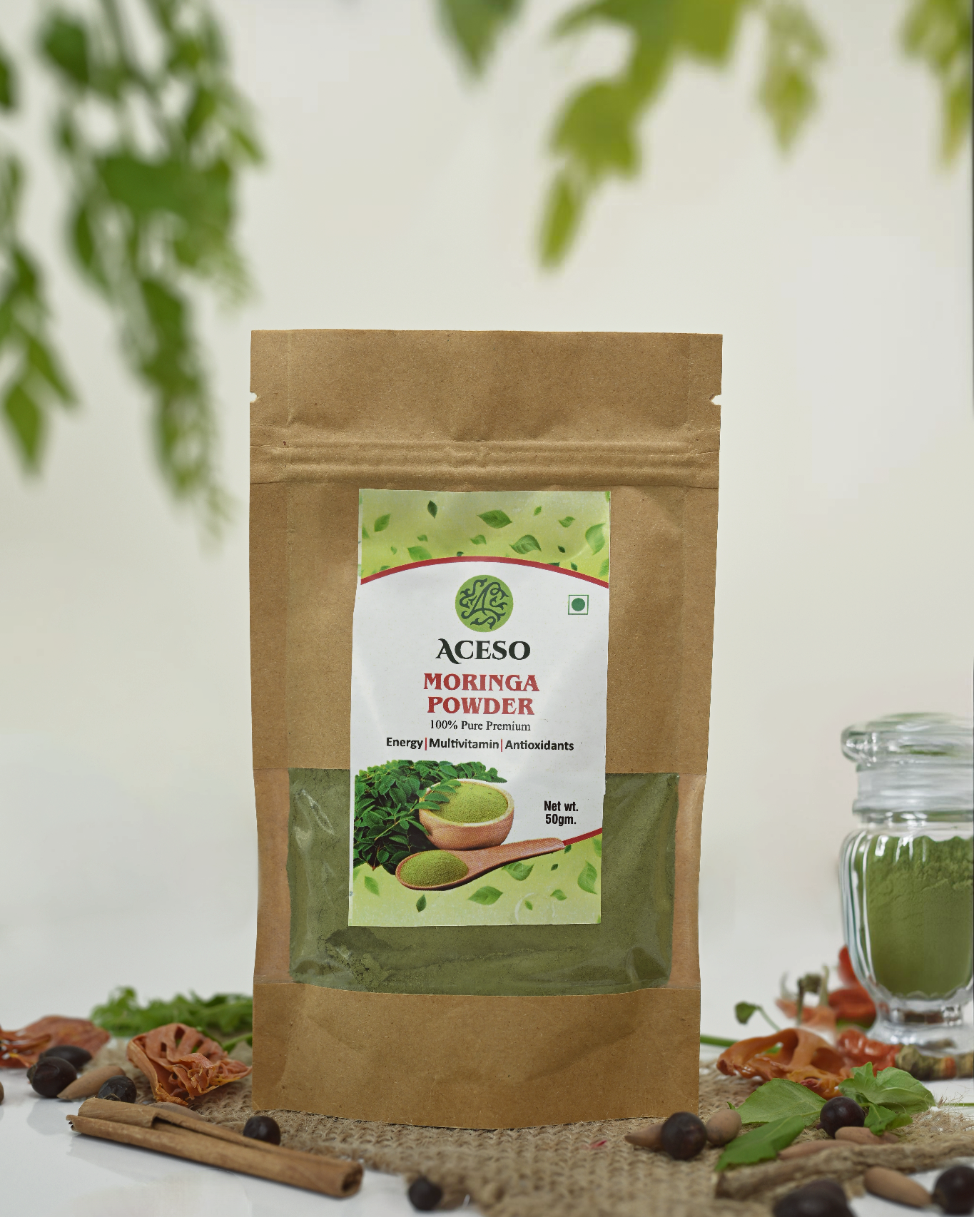 Moringa Powder – Aceso Oil and Herbs