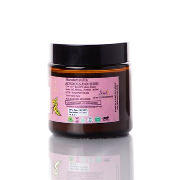 Aceso body polisher scrub manufacturing details label showing brand information and product packaging