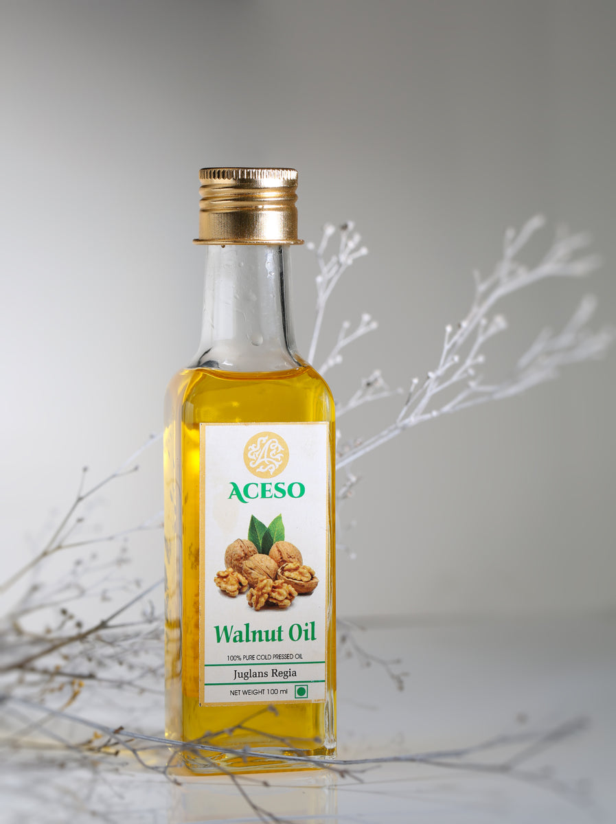 Walnut Cold Pressed Oil Aceso Fight Wrinkles & Boost Health Aceso Oil and Herbs