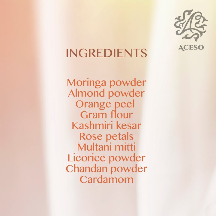 Aceso Ayurvedic Ubtan Soap Ingredients