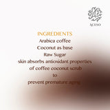 Aceso coffee coconut scrub skin lngredients
