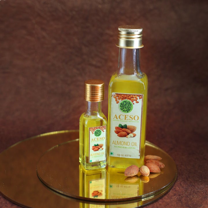 Aceso Natural Almond Cold Pressed Oil