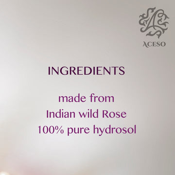 Aceso natural rose water for face and body