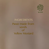 Aceso pure homemade mustard scrub ingredients